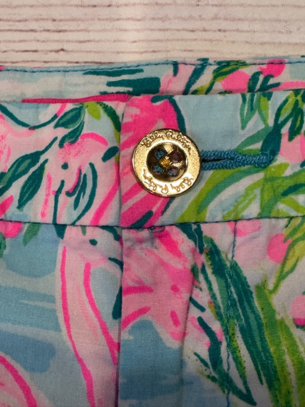 Lilly Pulitzer The Buttercup Stretch Short in Multi Floridita Sz 0 - Picture 5 of 10